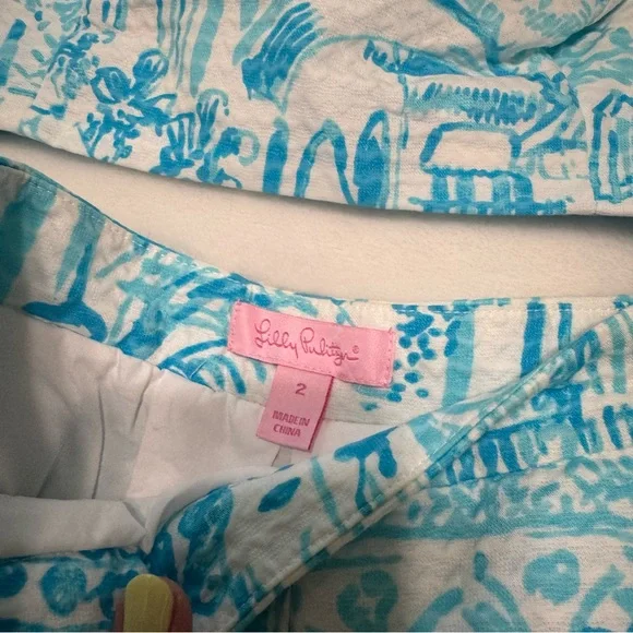 Lilly Pulitzer Melody Crop Top and Skirt Set in La Via Loca - Picture 2 of 5